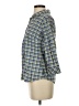 Columbia Plaid Blue 3/4 Sleeve Button-Down Shirt Size 5 - photo 5