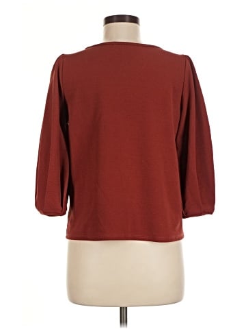 Green Envelope 3/4 Sleeve Top (view 2)