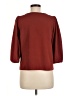 Green Envelope Burgundy 3/4 Sleeve Top Size M - photo 2