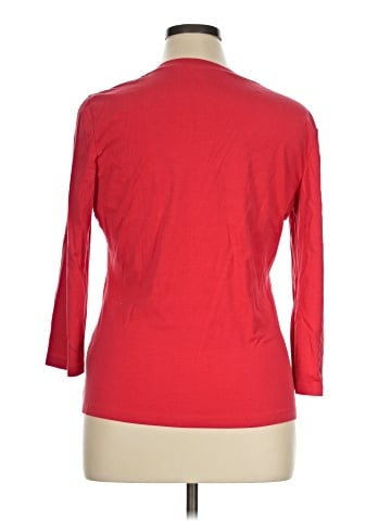 Lafayette 148 New York 3/4 Sleeve T-Shirt (view 2)
