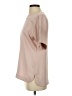 Hilton Hollis 100% Polyester Tan Short Sleeve Blouse Size S - photo 5