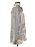 Jones New York Color Block Multi Color Gray Long Sleeve Blouse Size M - photo 4