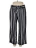 NY Collection Stripes Silver Casual Pants Size 1X - photo 1