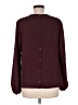 Trina Turk 100% Polyester Burgundy Long Sleeve Blouse Size M - photo 2