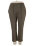 J.Jill Plaid Brown Dress Pants Size 2X - photo 1