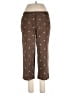 Hannah Polka Dots Brown Casual Pants Size 10 - photo 1
