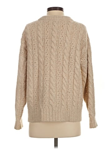 Madewell Pointelle Cable Cardigan Sweater (view 2)