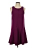 Everly 100% Polyester Solid Burgundy Casual Dress Size S - photo 1