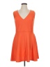 ASOS Solid Orange Cocktail Dress Size 14 - photo 1