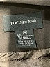 Focus 2000 Solid Black Brown Formal Skirt Size 4 - photo 4