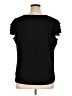Adrianna Papell Black Short Sleeve Top Size 1X - photo 2