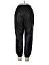 Amanda Uprichard Metallic Black Track Pants Size L - photo 2
