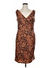 Evan Picone Paisley Orange Cocktail Dress Size 16 - photo 1