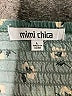 Mimi Chica 100% Rayon Teal Short Sleeve Top Size L - photo 7