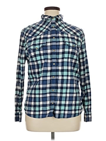Jachs Girlfriend Long Sleeve Button-Down Shirt (view 1)