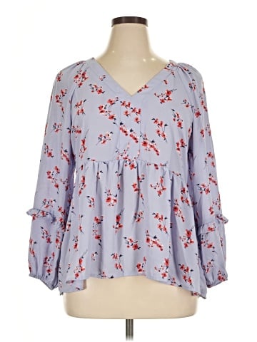 Counterparts 3/4 Sleeve Blouse (view 1)