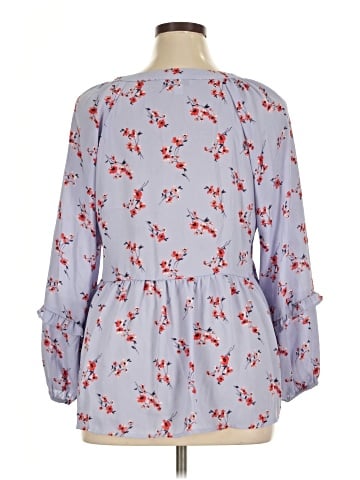 Counterparts 3/4 Sleeve Blouse (view 2)