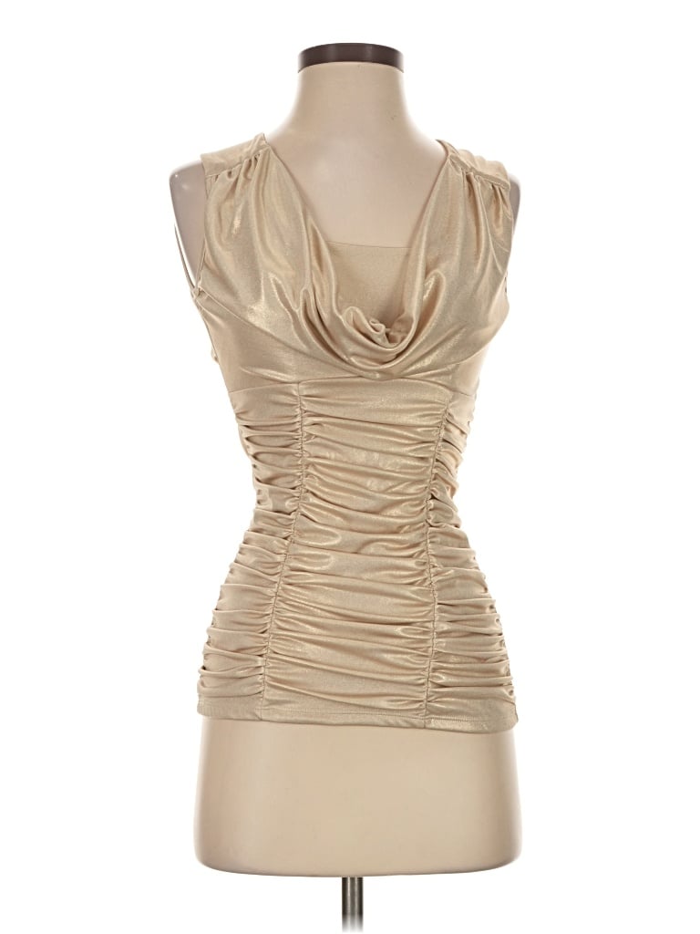 Pre-owned Xoxo Sleeveless Blouse In Tan