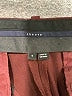 Theory Solid Burgundy Wool Pants Size 6 - photo 7