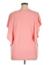 IMAN Pink Short Sleeve Top Size 1X - photo 2