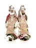 Liliana Floral Ivory Green Heels Size 11 - photo 2