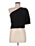 Elodie Black Short Sleeve Top Size M - photo 1