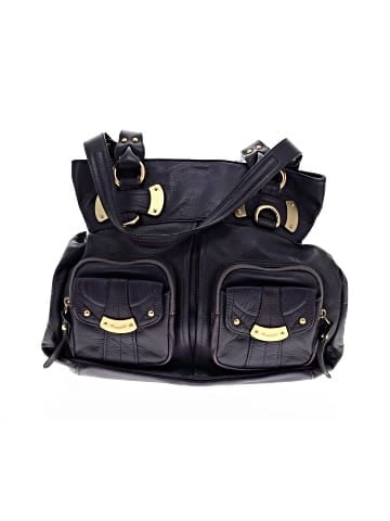 B Makowsky Leather Shoulder Bag (view 1)