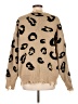 Dreamers 100% Acrylic Animal Print Tan Pullover Sweater Size L - photo 2