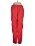 Joe Fresh 100% Polyester Solid Red Track Pants Size 4 - photo 2