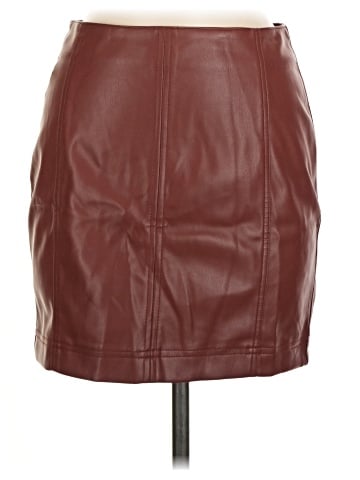 Free People Faux Leather Skirt (view 1)