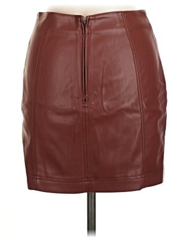 Free People Faux Leather Skirt (view 2)