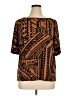IMAN Brown 3/4 Sleeve Blouse Size XL - photo 1