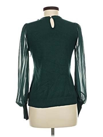 Indigo Rose Long Sleeve Blouse (view 2)
