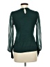 Indigo Rose Green Long Sleeve Blouse Size M - photo 2