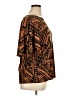 IMAN Brown 3/4 Sleeve Blouse Size XL - photo 4