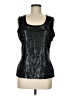 St. John Black Sleeveless Top Size M - photo 1