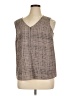 Apt. 9 100% Polyester Brown Sleeveless Blouse Size XL - photo 1