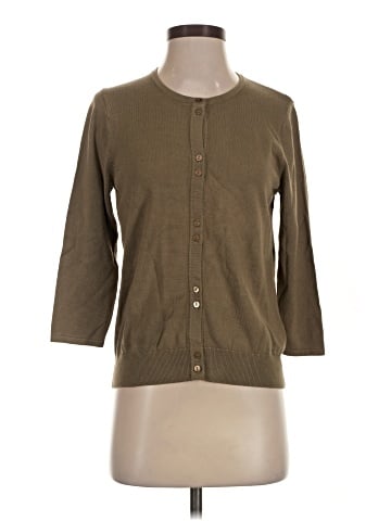 August Silk Cardigan (view 1)