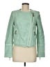 Rachel Zoe 100% Leather Green Leather Jacket Size 6 - photo 1