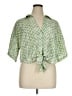 DR2 Green Short Sleeve Blouse Size XL - photo 1