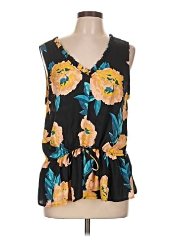 Left Coast by Dolan Sleeveless Silk Top (view 1)