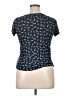 W5 100% Rayon Floral Blue Short Sleeve T-Shirt Size XL - photo 2