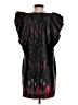 BCBGeneration Graphic Black Cocktail Dress Size S - photo 2