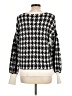 Ann Taylor LOFT 100% Nylon Houndstooth Ivory Pullover Sweater Size L - photo 2