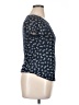 W5 100% Rayon Floral Blue Short Sleeve T-Shirt Size XL - photo 4