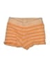 Flat White Stripes Orange Shorts Size XS - photo 1
