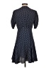 Aqua Polka Dots Blue Casual Dress Size XS - photo 2