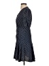 Aqua Polka Dots Blue Casual Dress Size XS - photo 5