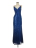 Speechless Blue Cocktail Dress Size 9 - photo 1