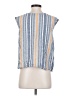 Max Studio Stripes Blue Sleeveless Blouse Size S - photo 2